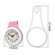 thumbnail image 2 of Reloj digital silencioso impermeable a la moda, reloj resistente al agua para cocina y baño, 2 of 5