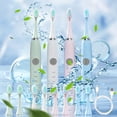 thumbnail image 1 of 3Pcs Electric Toothbrush Set, Yrmaups Rechargeable Electric Toothbrush with 5 Cleaning Modes, Includes 3 Brush Heads and USB Charging, IPX7 Waterproof Toothbrush with Timer, 1 of 9