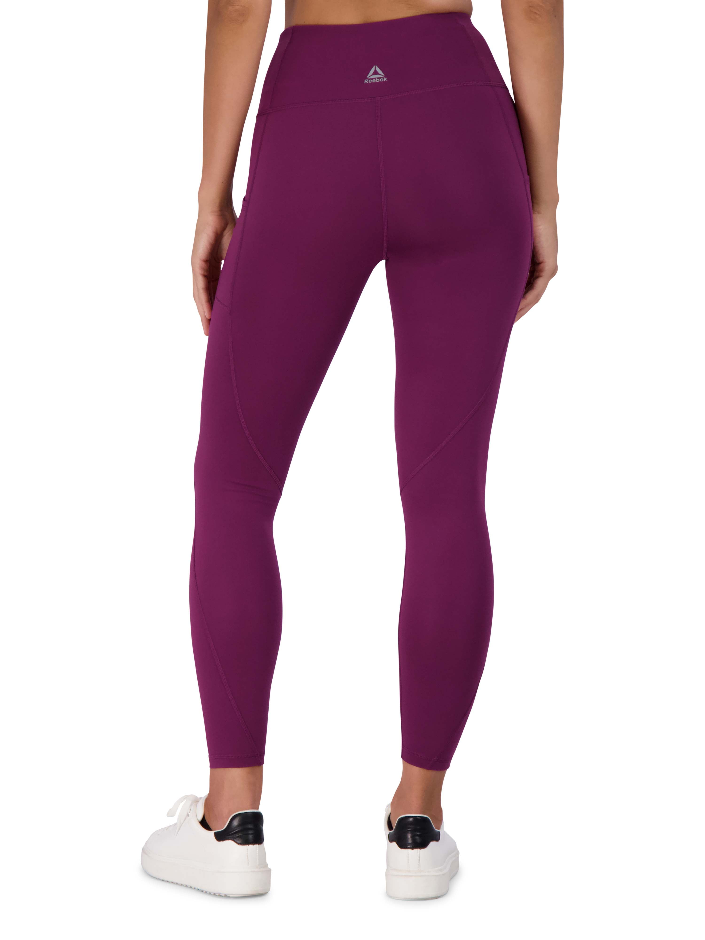 Reebok Women's Everyday Highrise 7/8 Legging with 25 Inseam and Side  Pockets 