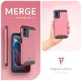 thumbnail image 3 of TUDIA Merge Motorola Moto G Play 4G 2024 Case Dual Layer Heavy Duty Cover - Smokey Pink, 3 of 8