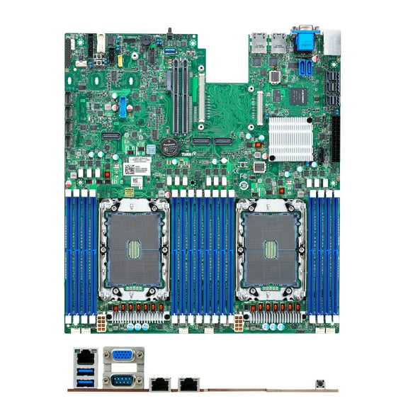 Tyan Tempest CX S7126 S7126GM2NRE Motherboard - LGA4189 Socket - Intel C621A Chipset -DDR4 ECC RDIMM - PCIe Gen4 SATA, NVMe M.2 10GBase-T  EATX