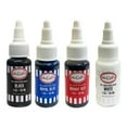 thumbnail image 2 of STARTER KIT FOOD COLOR GEL - BLACK, ROYAL BLUE, BRIGHT RED & WHITE 1 OZ, 2 of 2