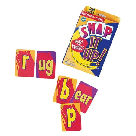 UPC: 0765023030433 | Learning Resources Snap It Up! Phonics Game Set of 90 cards Educational Reading Spelling Toy for Kids Boys Girls Ages 5 6 7+ Year Old