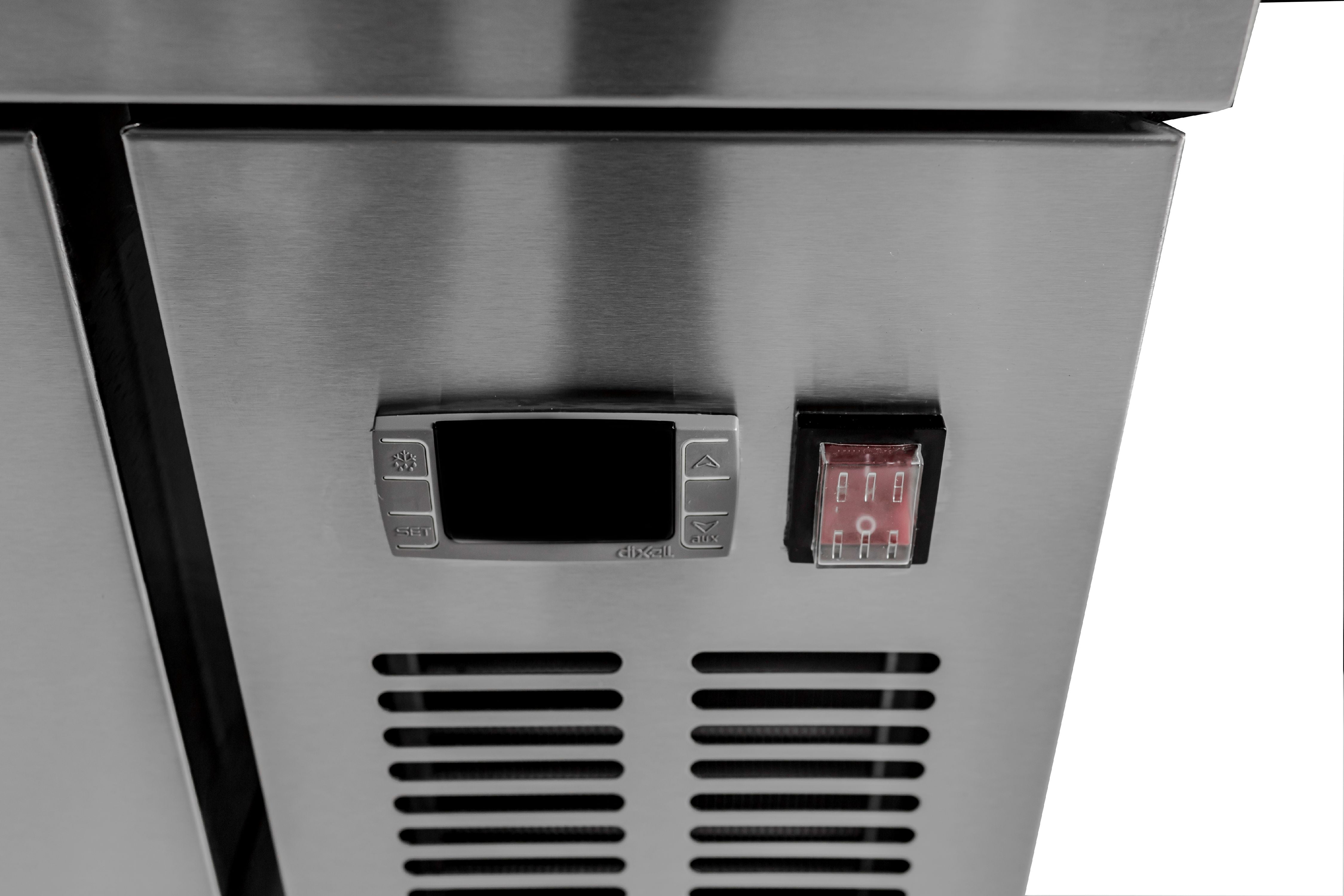 Heavy Duty Commercial 72" Chef Base 4 Drawer Refrigerator