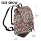 thumbnail image 2 of Fotbe rock record music Skull Mochila Bolso con Estampado para Mujer, Mochila Antirrobo de Nylon Impermeable, Bolsa Ligera de Hombro, 2 of 4