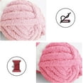 thumbnail image 6 of 8Pcs/Set Chunky Yarn for Crocheting, Fluffy Jumbo Chenille Yarn, Soft Plush Yarn Bulky, Giant Thick Fuzzy Yarn for Hand Knitting or Arm Knitting (31.7 yds,8 oz Each Skein), 6 of 8