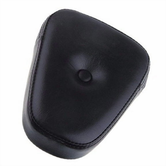 Black Sissy Bar Rear Backrest Cushion Rest Pad for Honda Harley Kawasaki Suzuki Yamaha
