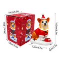 thumbnail image 5 of Christmas Corgi Dog Figurine,Cute Lighted Puppy Statue with Santa Outfit,Warm LED Lights,Excellent Christmas Tabletop Decor for Indoor Home Party, 5 of 7