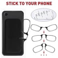 thumbnail image 2 of Ultra Thin Optics Reading Glasses&Case Mini Nose Clip 1.0,1.5,2.0,2.5,3.0 Unisex, 2 of 3