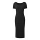 thumbnail image 5 of Vestido informal de cuello cuadrado para mujer: color liso, tejido de poliéster, versátil para combinar con otras prendas, primavera/verano/otoño, se recomienda lavar a mano., 5 of 6