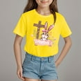 thumbnail image 2 of ZTKWD Tees Kids Tshirts Clothes Summer Tops T-Shirt 2-14 years Easter bow, 2 of 4