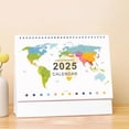 thumbnail image 5 of 2025 Desk Calendar | Spiral Bound Table Planner - Monthly Countdown Scheduler | 12-Month Portable Vertical Calendar | Thick Paper | Holiday Highlights | 10x8.5 in | For Office Home, 5 of 6