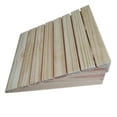 thumbnail image 1 of 1Set Threshold Ramp Pad Rectangular Beige Solid Wood Anti-Slip for Curbs Steps Doorways Driveways, 1 of 8