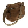 thumbnail image 2 of Hombres Viaje Senderismo Hombro Satchel Bolsa / Marrón / Marrón Macarena bolso de escuela, 2 of 6