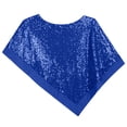 thumbnail image 6 of Elegant Women's Sequin Poncho Cape Sparkly Evening Party Shawl, Irregular Dress Up Shawl Wrap, 6 of 6