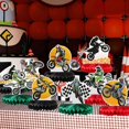 thumbnail image 4 of 9 piezas de decoración de cumpleaños de motocicleta centros de mesa de panal Afortunado Sencillez, 4 of 5