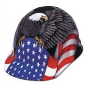 Honeywell SuperEight E2 Series Hard Cap, 8-point Ratchet, Spirit of America Graphics - 1 EA (280-E2RW00A006)