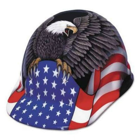 Honeywell SuperEight E2 Series Hard Cap, 8-point Ratchet, Spirit of America Graphics - 1 EA (280-E2RW00A006)
