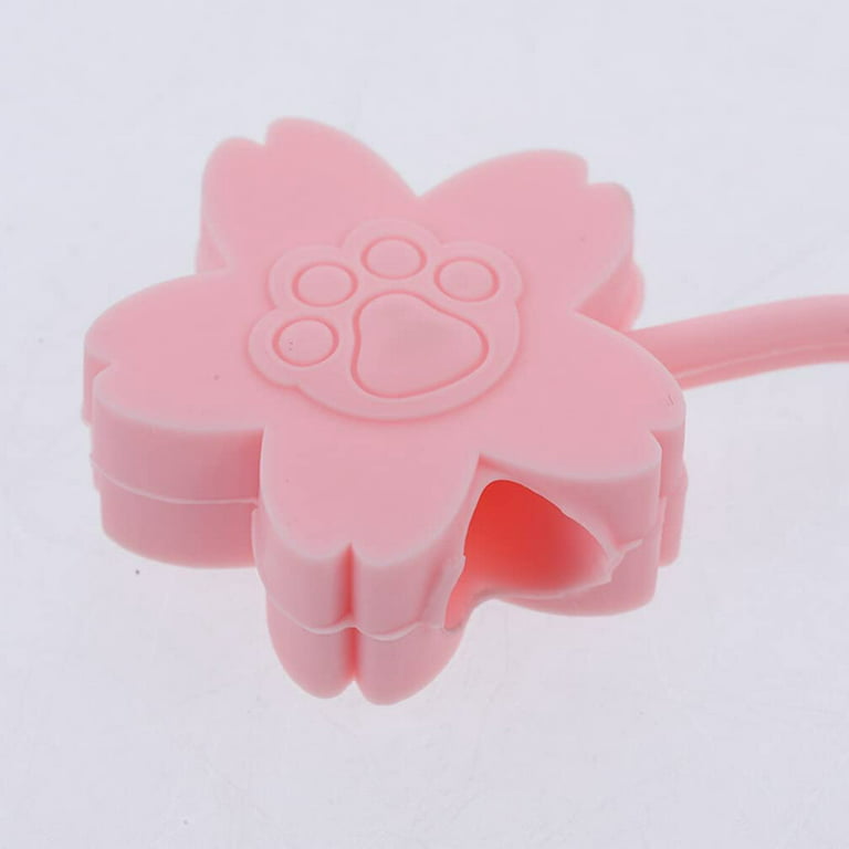 Silicone Straw Cover Cute Flower Shape Straw Stopper Reusable Drinking Straw  Plugs For Kids And Adults Drinkware Accessories - AliExpress