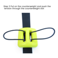 Buckle Metal Button QuickInstall QuickRelease Adjusting Rope Diving