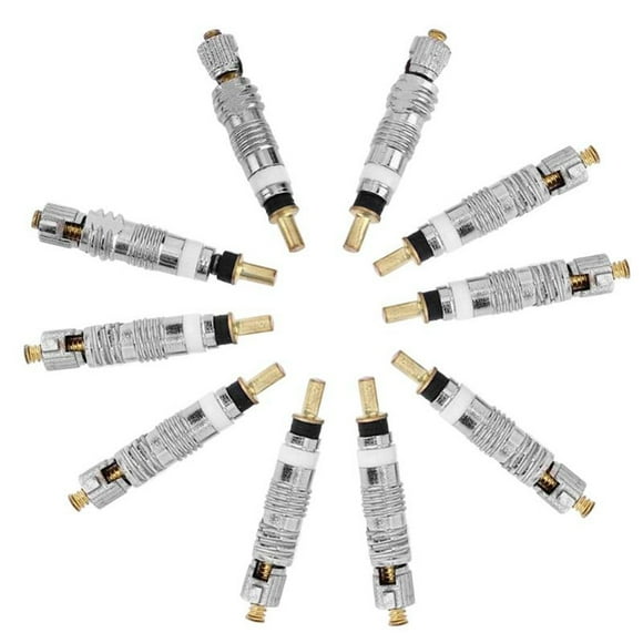 10PCS/Set Metal Copper Detachable Presta Valve Core Bicycle Road Bike Valve Core French Air Pump Valve