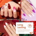 thumbnail image 5 of Beetles Gel Nail Polish Set - Yard Gel Polish Kit, 20 Color Orange Burgundy Red Navy Blue Glitter, Soak Off LED UV with Base Top Coat Nail Art Manicure Gift for Women, 5 of 8