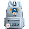 thumbnail image 1 of Anime One Piece Backpack Knapsack Kids Boy Girl Printed School Bag Teenager Student Cartoon Bookbag Outdoor Rucksack, 1 of 5