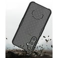 thumbnail image 5 of Case with Clip for Galaxy S23 FE Phone, Nakedcellphone Textured Slim Hard Shell Cover with Stand and [Rotating/Ratchet] Belt Hip Holster Holder Combo for Samsung SM-S711 (2023), 5 of 8