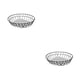 thumbnail image 1 of sweethay Contenedor de cesta de almacenamiento, colador portátil de acero inoxidable, accesorios de cocina resistentes al calor para patatas fritas, Largo 2piezas sweethay CBP160145, 1 of 6