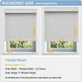 thumbnail image 5 of Keego 100% Blackout Roller Shades for Windows, Cordless Free-Stop Blinds for Windows with 4in Square Cassette, Thermal Insulated, UV Protection, Made in USA (Silver, 77"W x 36"H), 5 of 6