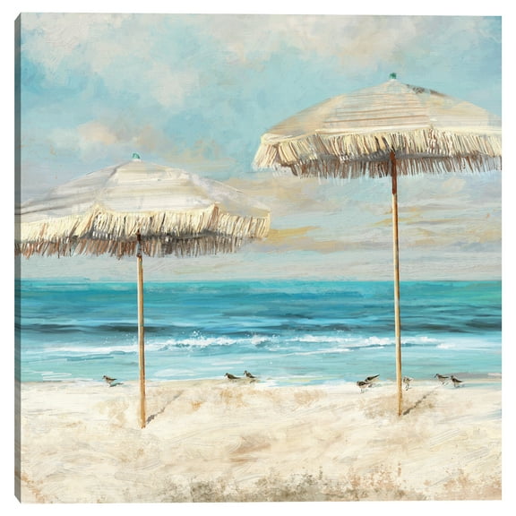 Beach Duet by Studio Arts Canvas Art Print