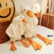thumbnail image 4 of 190cm Big White Goose Pillow Sleeping Doll Big Toy Plush Girls Birthday Gift Bed Clamping Legs Stuffed Toys Stuffed Animal, 4 of 5