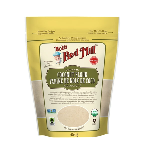 BRM GF COCONUT FLOUR ORG SUP, 453G