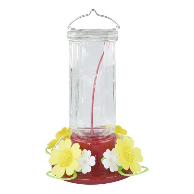 Alimentador Bebedero De Vidrio Red Kite Para Colibrí 600ml FL9250