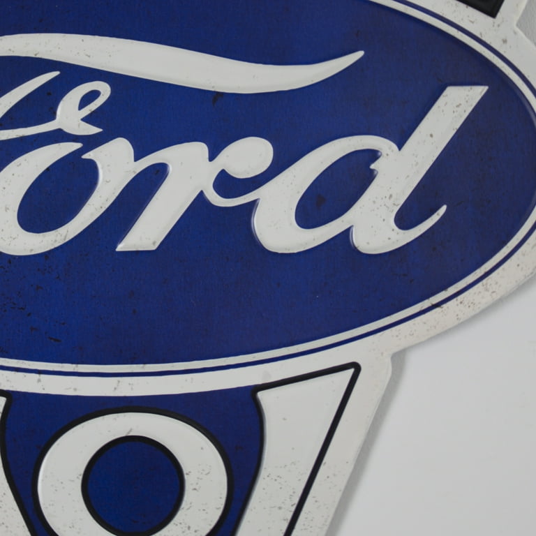 Ford vintage Genuine Parts ヴィンテージ　看板 Amazon.com: HangTime Ford Genuine Parts Nostalgia Sign, 12 x