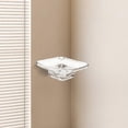 thumbnail image 4 of Glass Soap Dish Soap Holder with Drain Tray Home Decor for Bathroom Hotel Kitchen Keeps Soap Dry and Clean, 4 of 4