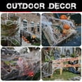 thumbnail image 6 of TETOU Spider Webs Hallowe'en Decorations Bonus, 300g Super Stretch Cobwebs for Hallowe'en Indoor and Outdoor Party Supplies - Red, 6 of 6