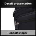thumbnail image 2 of Bolso Pecho Bolso Bolso Cruzado Bolso Hombro Ajustado Con Múltiples Bolsillos Gran Capacidad (negro), 2 of 9
