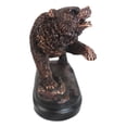 thumbnail image 3 of Wall Street Stock Market Bear Attaquant avec Patte Figurine Électroplaquée Bronze, 3 of 7
