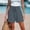 *Dark Gray, variant on ClodeEU Women's Drawstring Waist Shorts with Pockets,Casual Comfort Summer Bottoms Green,Womens Plus M