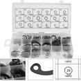 thumbnail image 2 of 225pcs Circlips Set, Stainless Steel E-clip Lock Washer External Retaining Ring Snap Kit For Circlip Ring-2, 2 of 5