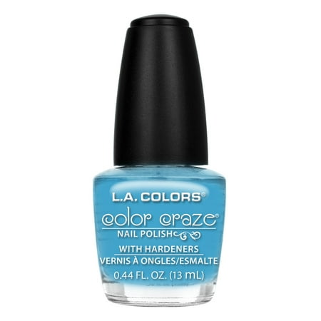 L.A. COLORS Color Craze Nail Polish  Baby Blue  0.44 fl oz pack 6 