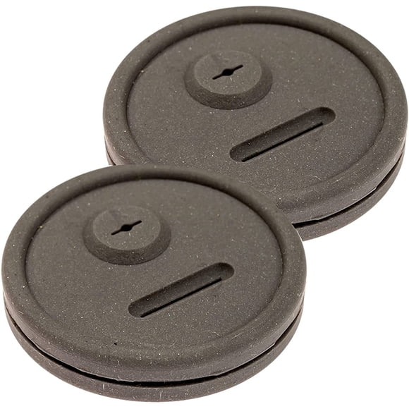 Jinsinto Grill Thermometer and Probe Grommet Set of 2 - Fits Weber Smokey Mountain Cookware and More - Compare to Replacement 85037 - Impresa Products