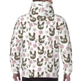 thumbnail image 7 of Sikiie Flowe Rooster Men's Hoodie, Essentials Hoodie, Sweatshirt, Pullover Hooded Sweatshirt for Men-Large, 7 of 7