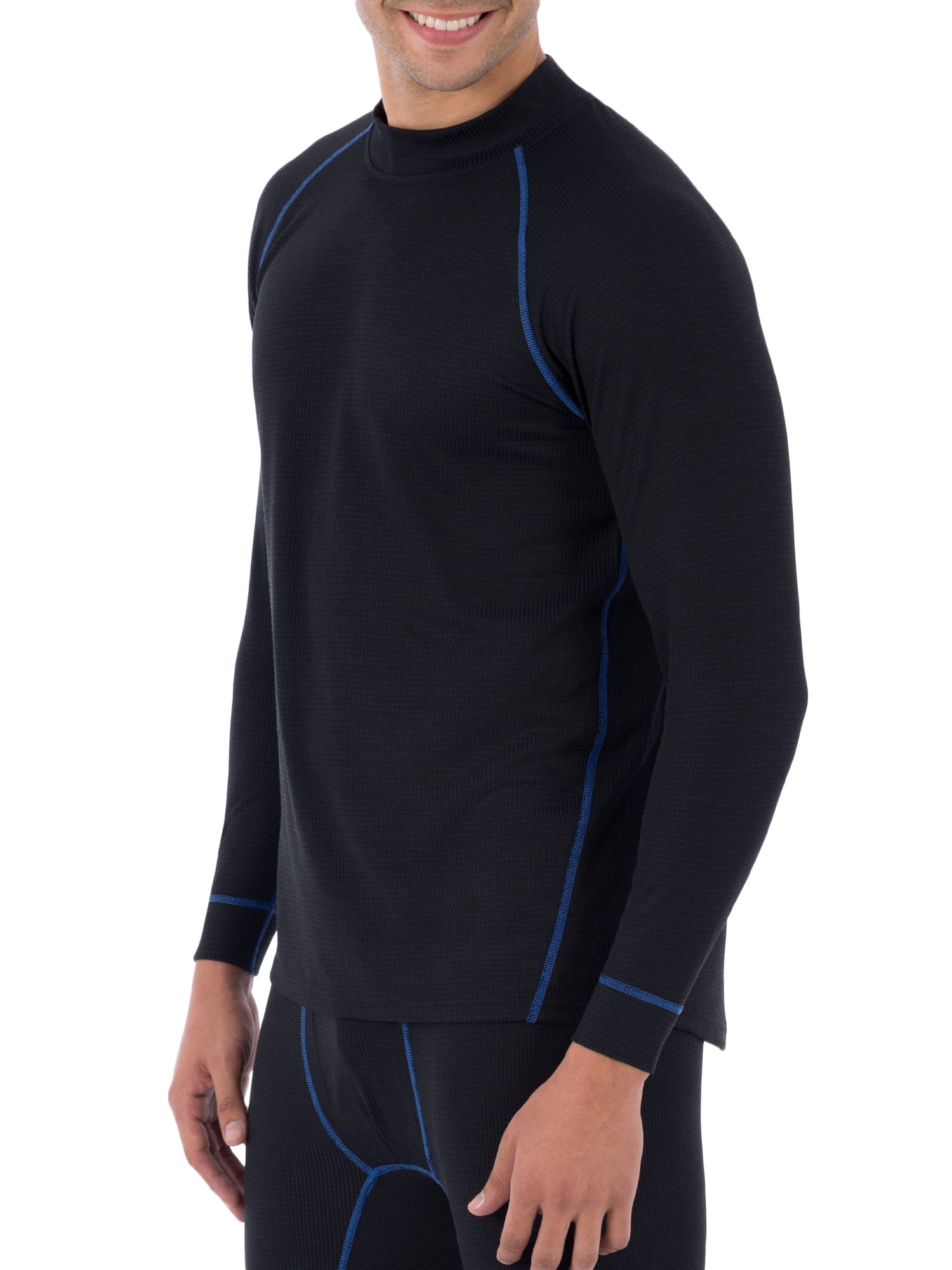 Russell Mens & Big Men's L3 Tech Grid Baselayer Performance Thermal Top, Sizes M-5XL