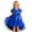 Blue, variant on Wdgfv Girl Sleeveless Lace 3D Flower Tutu Holiday Princess Dresses Blue 3-4 Years