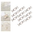 thumbnail image 3 of relayinert Mini Organisateur de Colliers en Forme de Bonbon Rangement de Colliers Transparent 10 Pcs 1Ensemble, 3 of 6