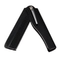 thumbnail image 2 of Soidarity 1 ud./2 uds. Clip de bolsillo plegable para hombres, peines portátiles de plástico para la cabeza y la barba, peine ligero para viaje de Cuidado del cabello negro+dorado 1 PC Soidarity MR4438-01, 2 of 6