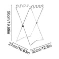 thumbnail image 3 of Dvkptbk trash can holder Outdoor Portable Foldable Garbage Rack Special Rack for Garbage Bags Household Kitchen Picnic BBQ Plastic Bag Stand, 3 of 6
