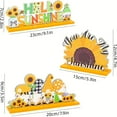 thumbnail image 3 of Desktop Decor The Package Comes With 6pcs Wooden Decor Stand Signs. Exellent Home Decoration Choice For Table Top Bookshelf And Showcase., 3 of 4